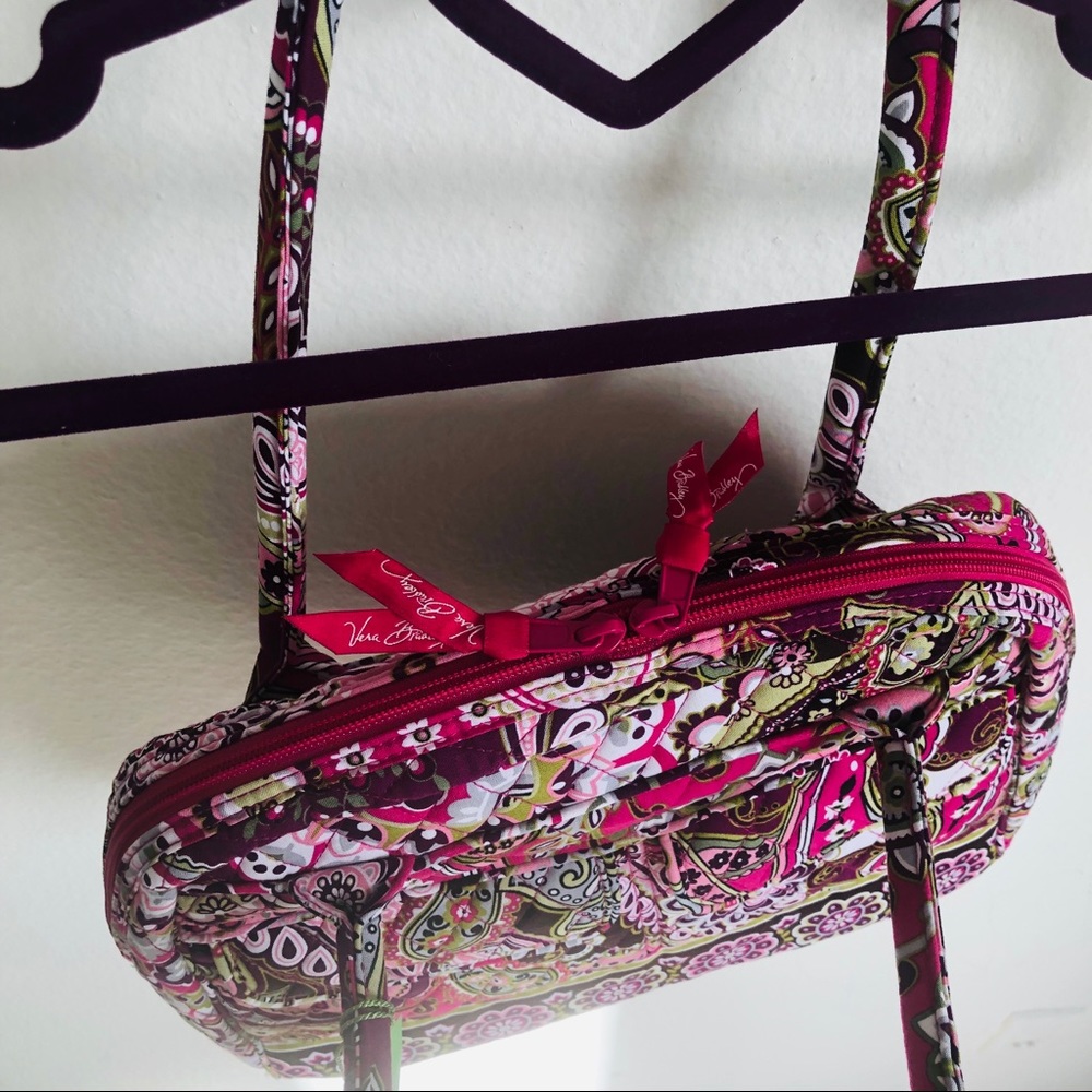 💜SOLD🆕Vera Bradley Bowler Very Berry Paisley - Picture 3 of 8